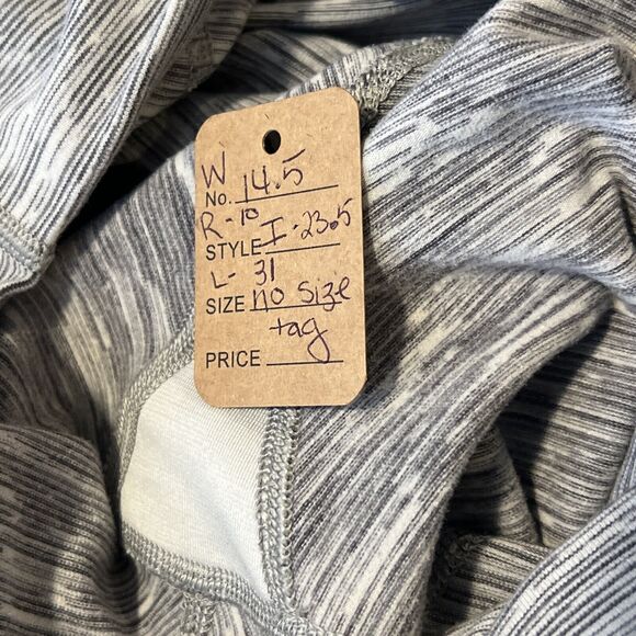 Lululemon Leggings Womens 8 29" W Wunder Under Scalloped Hem High Rise Crop Gray - Picture 15 of 15